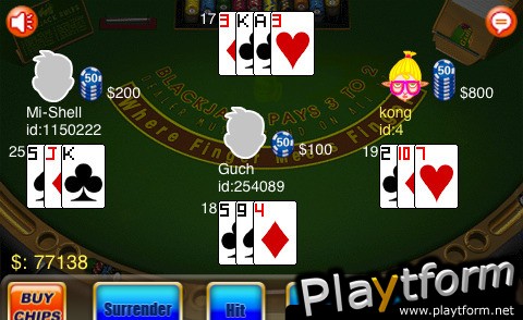 GT Blackjack (iPhone/iPod)