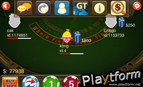 GT Blackjack (iPhone/iPod)