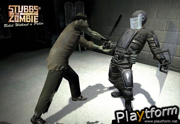 Stubbs the Zombie in Rebel Without a Pulse (PC)