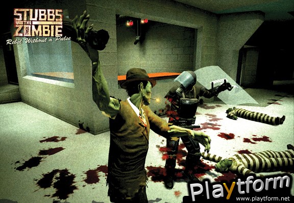 Stubbs the Zombie in Rebel Without a Pulse (PC)