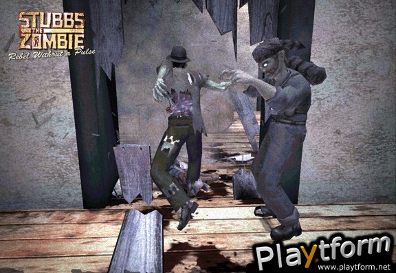 Stubbs the Zombie in Rebel Without a Pulse (PC)