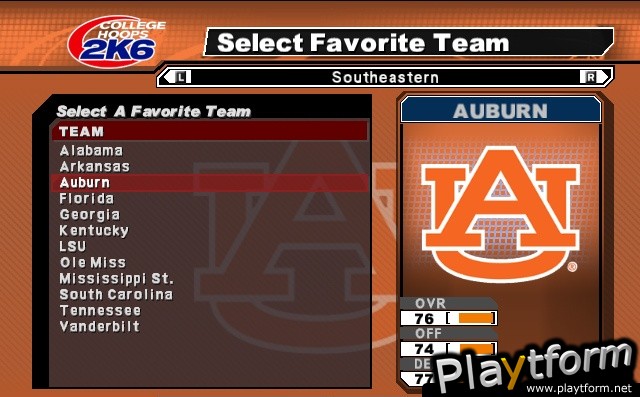 College Hoops 2K6 (Xbox)