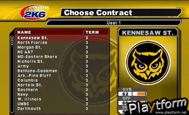 College Hoops 2K6 (Xbox)