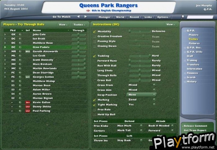 Worldwide Soccer Manager 2006 (PC)