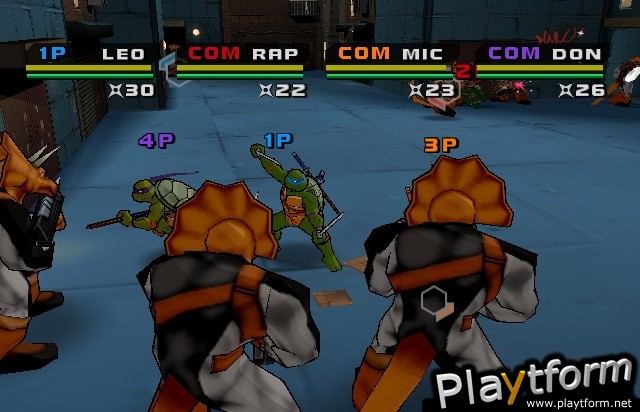 Teenage Mutant Ninja Turtles 3: Mutant Nightmare (PlayStation 2)