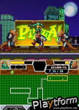 Teenage Mutant Ninja Turtles 3: Mutant Nightmare (DS)