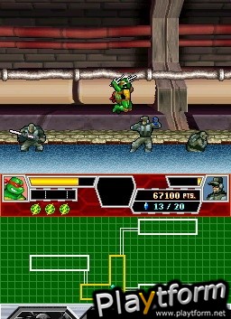 Teenage Mutant Ninja Turtles 3: Mutant Nightmare (DS)