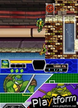 Teenage Mutant Ninja Turtles 3: Mutant Nightmare (DS)