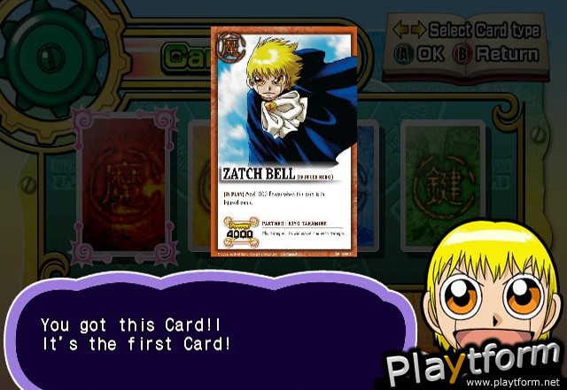 Zatch Bell! Mamodo Battles (GameCube)