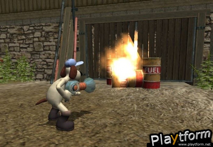 Wallace & Gromit: Curse of the Were-Rabbit (PlayStation 2)