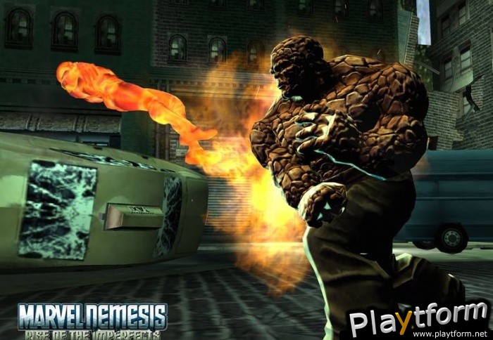 Marvel Nemesis: Rise of the Imperfects (PlayStation 2)