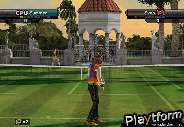 Outlaw Tennis (PlayStation 2)