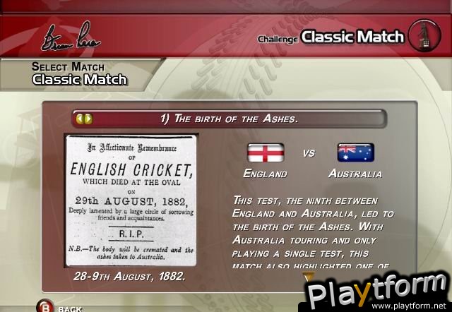 Brian Lara International Cricket 2005 (PC)