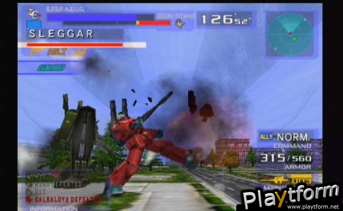 Mobile Suit Gundam: Gundam vs. Zeta Gundam (PlayStation 2)