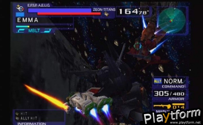 Mobile Suit Gundam: Gundam vs. Zeta Gundam (PlayStation 2)