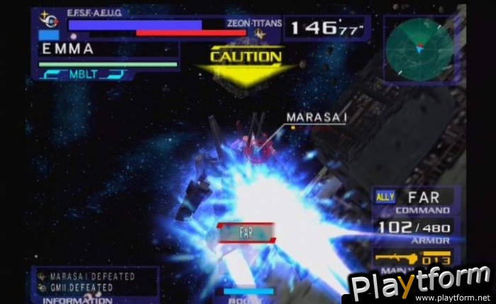 Mobile Suit Gundam: Gundam vs. Zeta Gundam (PlayStation 2)