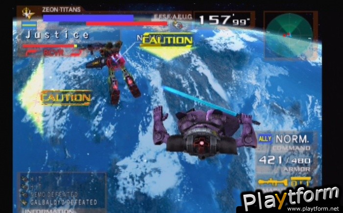 Mobile Suit Gundam: Gundam vs. Zeta Gundam (PlayStation 2)