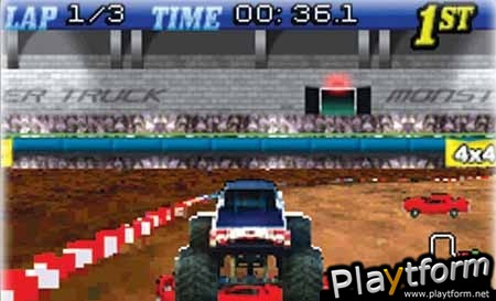 Monster Trucks / Quad Desert Fury Double Pack (Game Boy Advance)