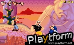 Popeye: Rush for Spinach (Game Boy Advance)