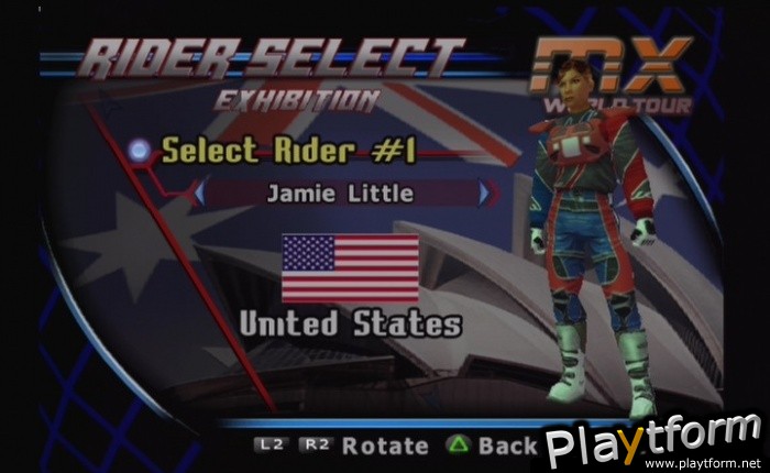 MX World Tour Featuring Jamie Little (PlayStation 2)