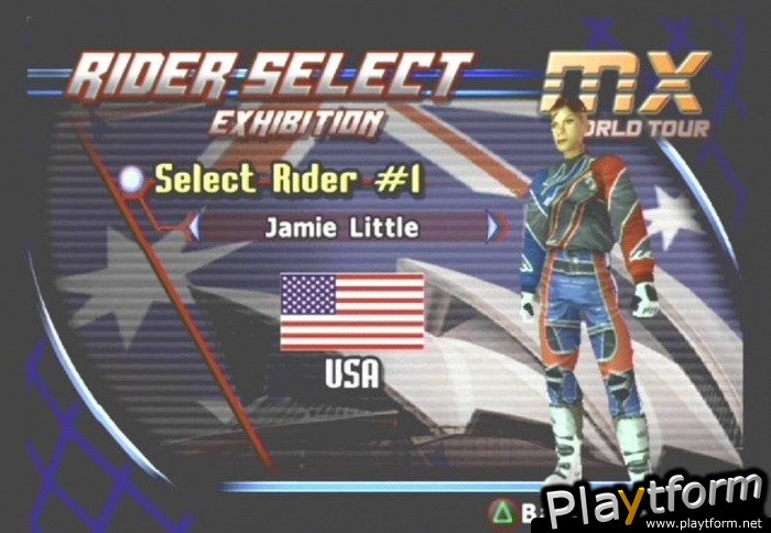 MX World Tour Featuring Jamie Little (PlayStation 2)