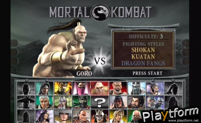 Mortal Kombat: Deception (GameCube)