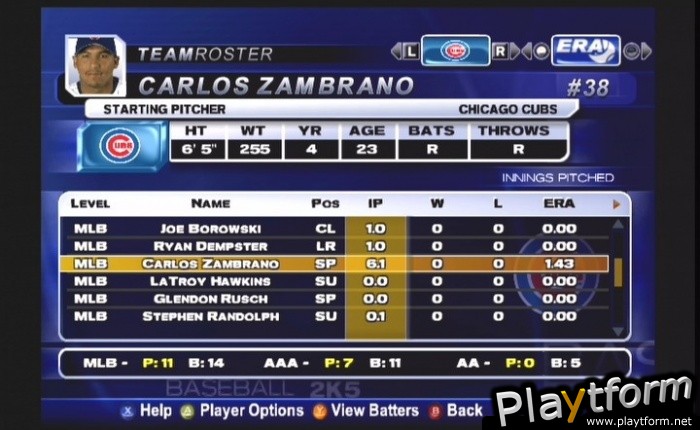 Major League Baseball 2K5 (Xbox)