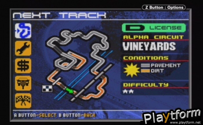 Racing Gears Advance (Game Boy Advance)