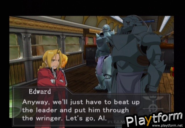 Fullmetal Alchemist and the Broken Angel (PlayStation 2)