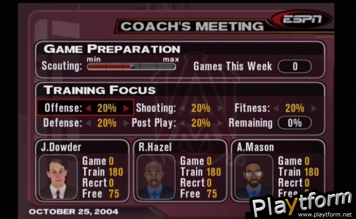 ESPN College Hoops 2K5 (PlayStation 2)