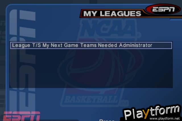 ESPN College Hoops 2K5 (PlayStation 2)