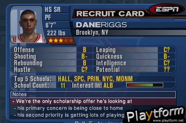 ESPN College Hoops 2K5 (PlayStation 2)