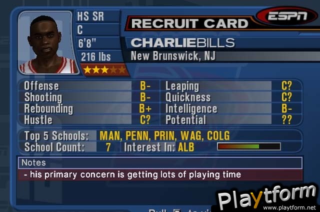 ESPN College Hoops 2K5 (PlayStation 2)