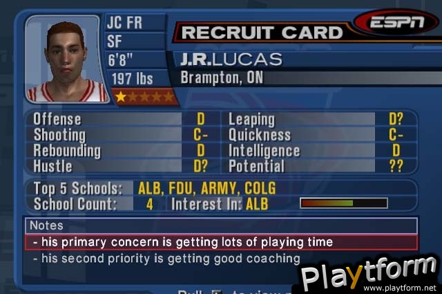 ESPN College Hoops 2K5 (PlayStation 2)