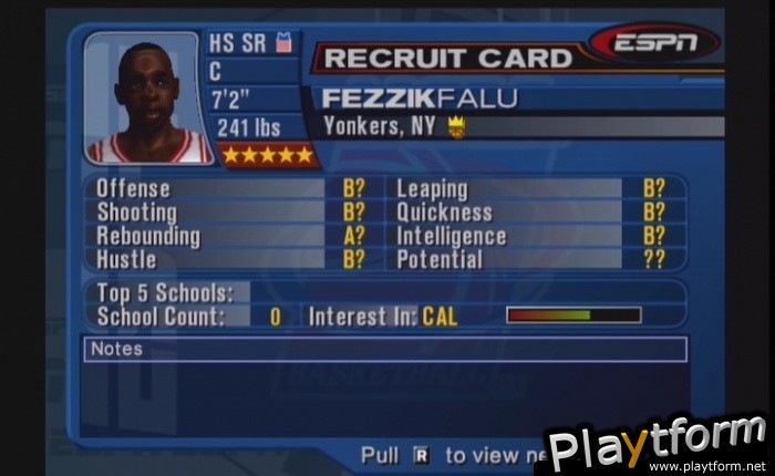 ESPN College Hoops 2K5 (Xbox)