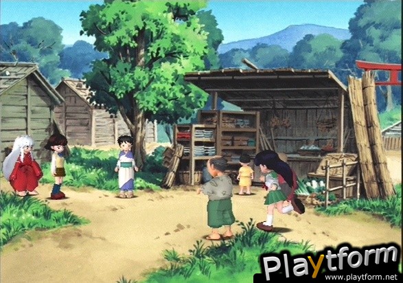 Inuyasha: The Secret of the Cursed Mask (PlayStation 2)