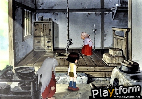 Inuyasha: The Secret of the Cursed Mask (PlayStation 2)