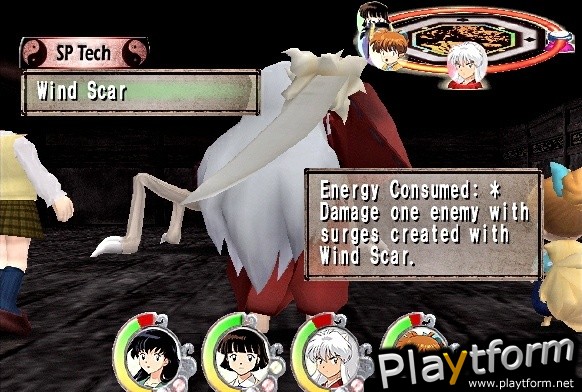 Inuyasha: The Secret of the Cursed Mask (PlayStation 2)