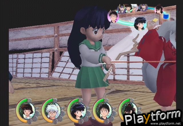 Inuyasha: The Secret of the Cursed Mask (PlayStation 2)