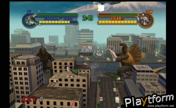 Godzilla: Save the Earth (PlayStation 2)