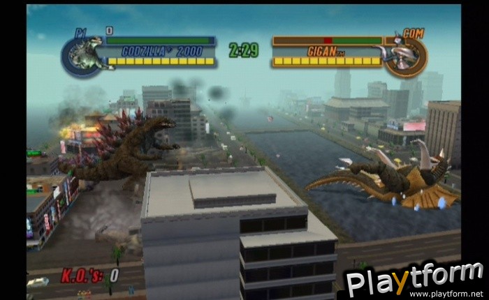 Godzilla: Save the Earth (PlayStation 2)