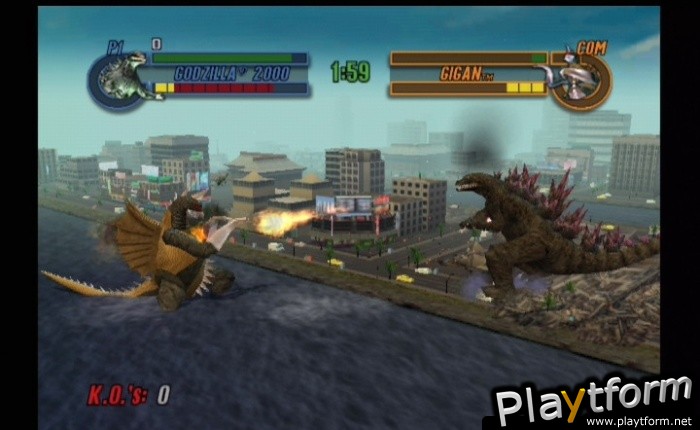 Godzilla: Save the Earth (PlayStation 2)