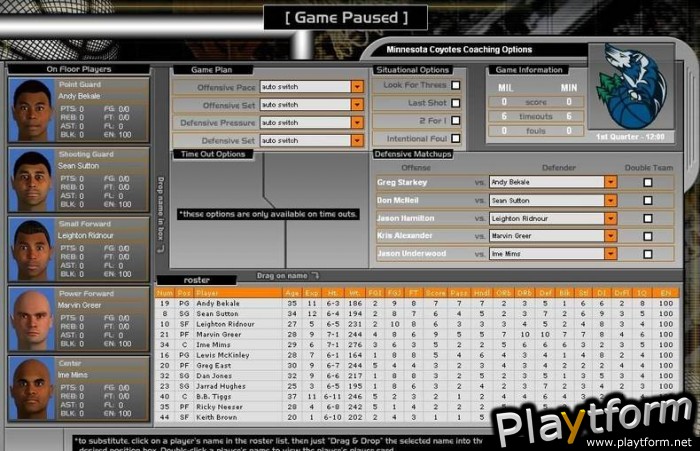 Total Pro Basketball 2005 (PC)