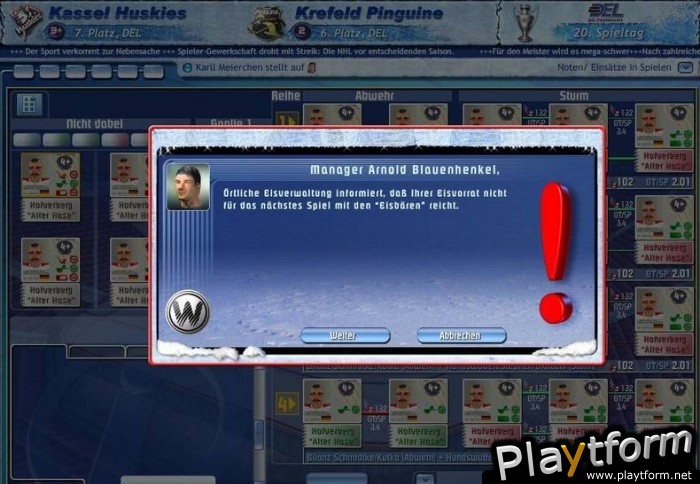 Ice Hockey Club Manager 2005 (PC)