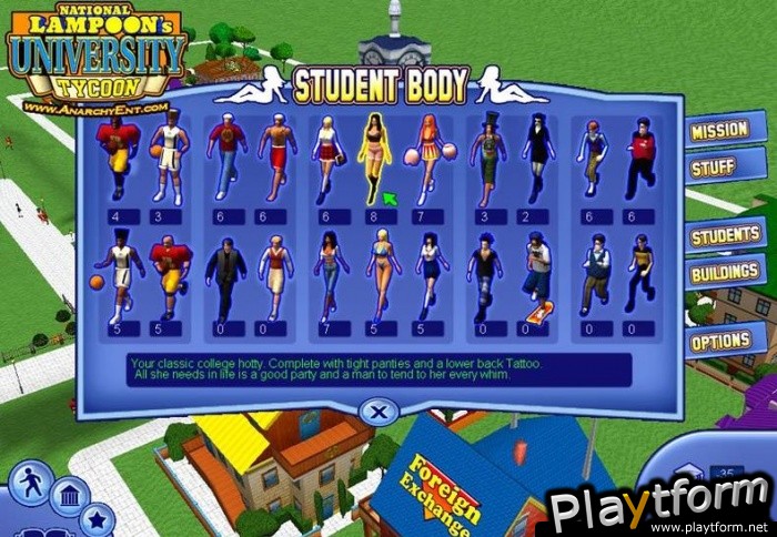 National Lampoon's University Tycoon (PC)