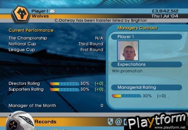 LMA Manager 2005 (PlayStation 2)