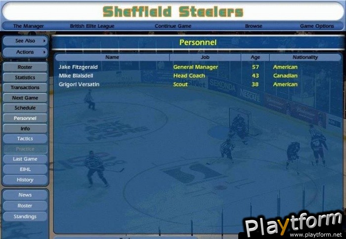 NHL Eastside Hockey Manager (PC)