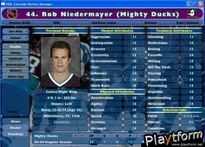 NHL Eastside Hockey Manager (PC)