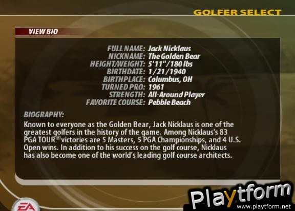 Tiger Woods PGA Tour 2005 (Xbox)