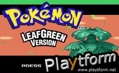 Pokemon LeafGreen Version (Game Boy Advance)